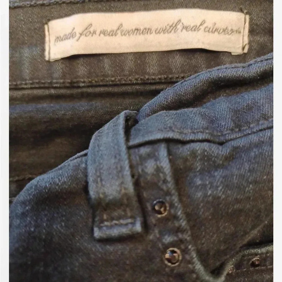 NYDJ  Black Rhinestone Flare Jeans Size 4 - Picture 11 of 12